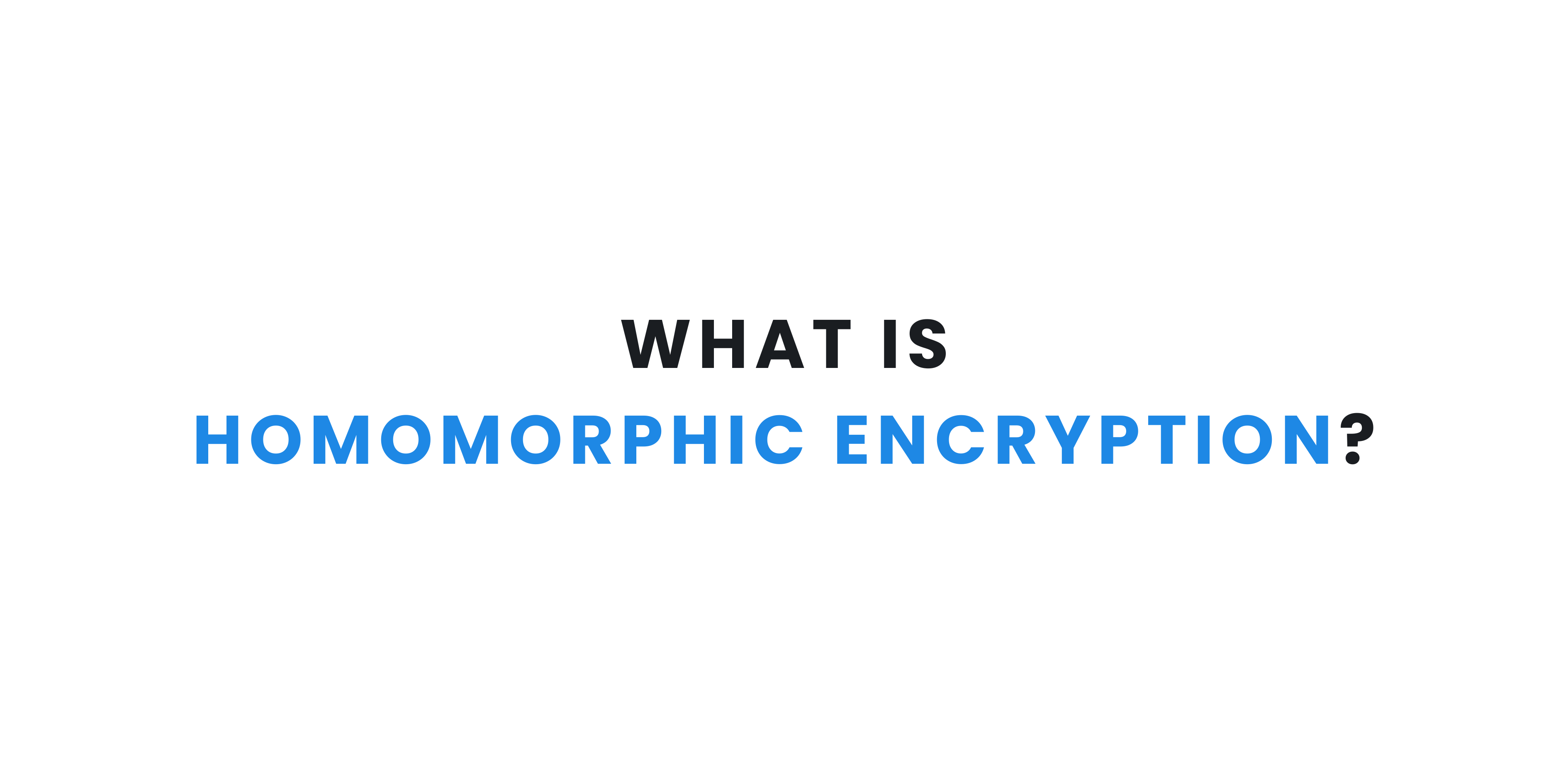 What is Homomorphic Encryption?